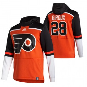 Philadelphia Flyers Claude Giroux 28 2020-21 Reverse Retro Hoodie Sawyer - Mannen